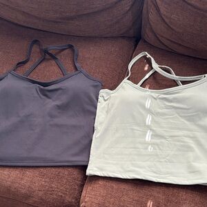 Stylish Black and Green sports bras/Tops